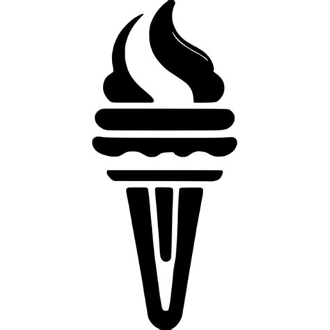 Ice Cream Cone Silhouette SVG - svgcollections.com