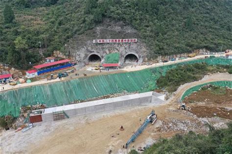 渝湘复线高速公路重庆彭水段建设如火如荼 重庆市人民政府网