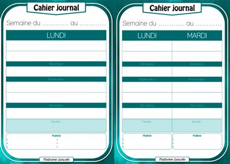 Ma Tresse Lunicole On Twitter Nouvelle Version De Mon Cahier Journal