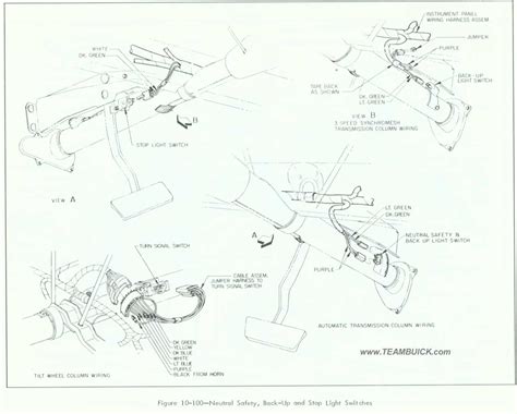 1964 Buick Neutral Safety Back Up And Stop Light Switches