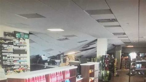 Snow Likely Causes Gas Station Roof Collapse In Sturtevant