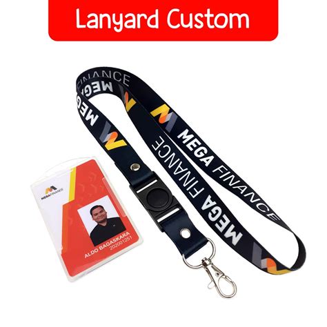 Jual Tali Id Card Lanyard Custom Include Card Indonesia Shopee