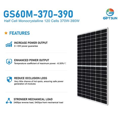 Tsun Perc Half Cell Monocrystalline Silicon Pv Solar Panel Price