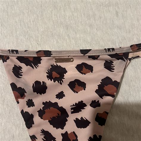 La Hana Swim Cheetah Bikini Only Worn Once Both Depop