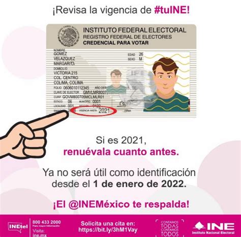 Invita Ine Puebla A Las Y Los Ciudadanos A Revisar La Vigencia De Su