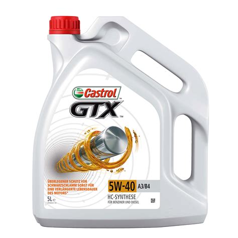 CASTROL 5 L GTX 5W-40 A3/B4