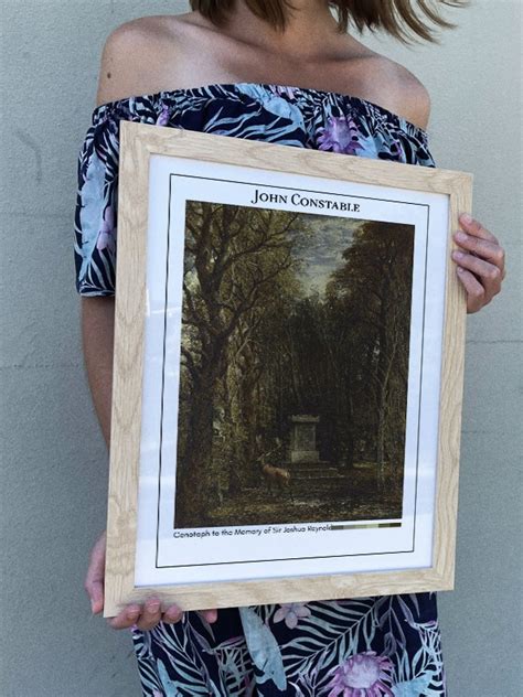 John Constable Cenotaph To The Memory Of Sir Joshua Reynolds Poster