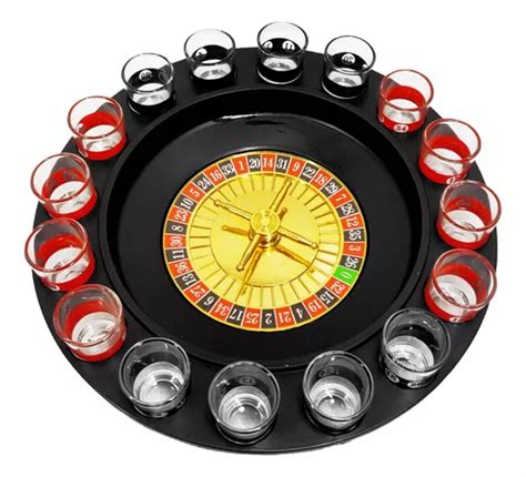 Jogo Cassino Roleta Shot 16 Copos Bebida Drink Destilado Mercadolivre