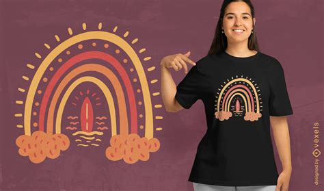 Designs Gráficos para Camisetas e Merch de arco iris