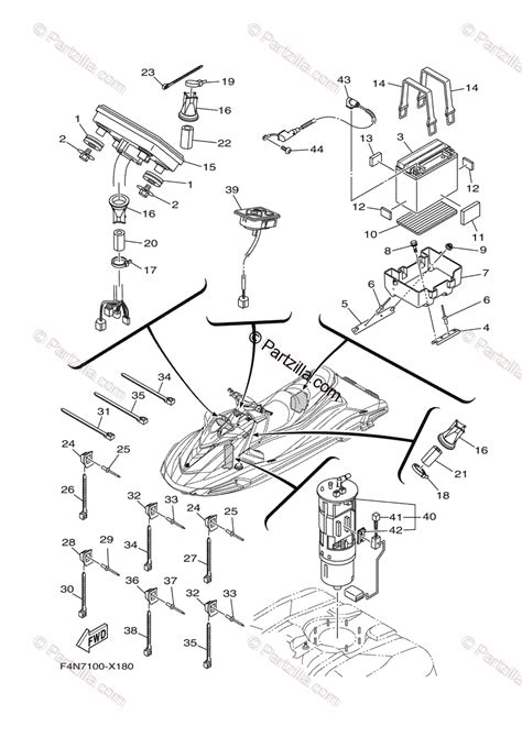 Yamaha Waverunner Oem Parts Diagram For Electrical Partzilla