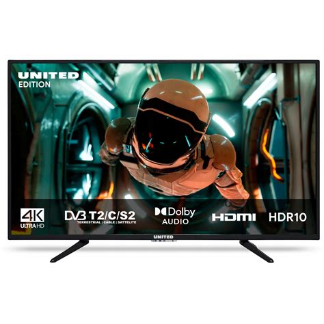 Telewizor Led United Du Cale K Uhd Hdr Dvb T Hevc Czarny