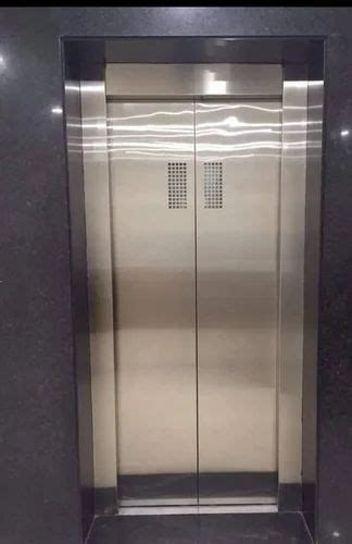 6 Persons Stainless Steel Passenger Elevator With Machine Room