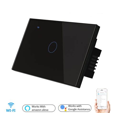 Somgoms Tuya Gang Way Us Wifi Zb Smart Lights Wall Touch Switch