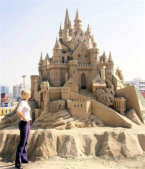 Castle Ruins Sand Art Environment Design Sand Castle Love