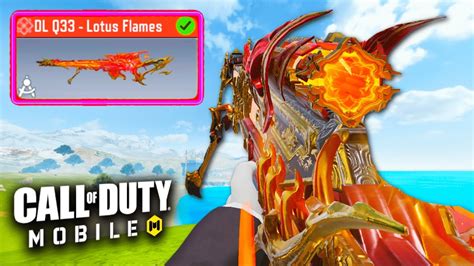 NEW MYTHIC DLQ33 LOTUS FLAMES In COD MOBILE YouTube