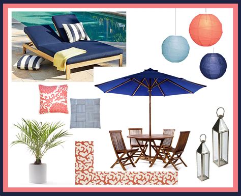 Estilo Home: Color Schemes ~ Navy & Coral