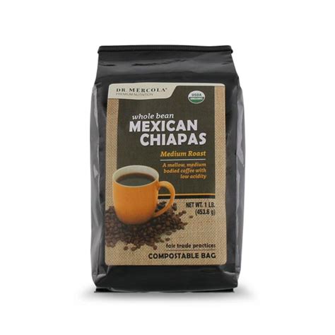 Organic Coffee Mexican Chiapas 1lb 1 Bag Mercola Ecommerce