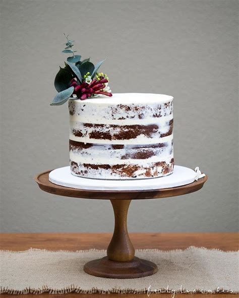 Wedding Cake Trio Spiced Brown Sugar Rhubarb Cake With Vanilla Bean