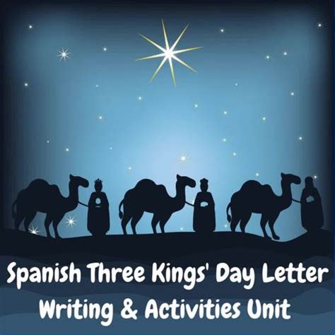 Spanish Three Kings Day Letter Writing And Activities Unit Reyes Magos