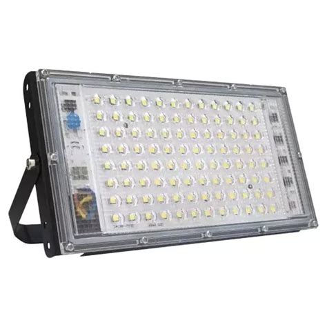 Foco Reflector Led Para Exteriores Ip W Multivoltaje Mercadolibre