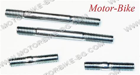 СКУТЕР ШПИЛКИ ЗА ГЛАВА ЦИЛИНДЪР M6x62 (2 БР.) И M6x32 (2 БР.) GY6-50/70 ...