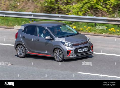 Grey Kia Picanto Gt Line Mpi Start Stop Silver Hatchback Petrol