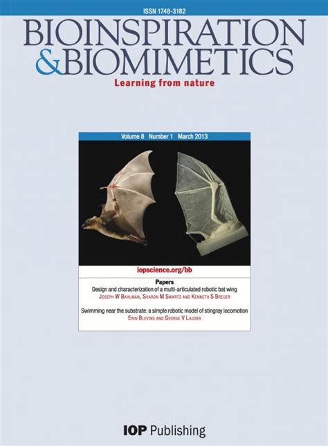 Bioinspiration And Biomimetics Publishes A Special Issue On Living