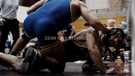 Dear Nick Stemmet Aj Ferrari Cal State Bakersfield Wrestling Vs