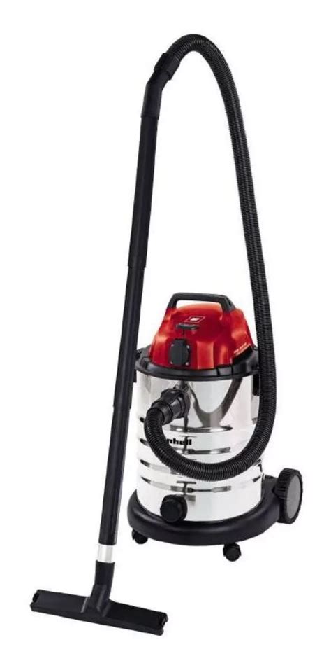 Aspiradora De Tacho Einhell Tc Vc S L Acero Inoxidable Negra Y