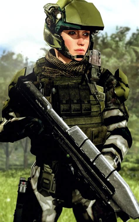 Unsc Female Marine By Lordhayabusa357 On Deviantart Halo Unsc Marines