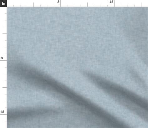 Duck Egg Blue Solid Linen Fabric Spoonflower