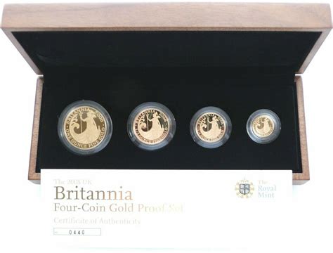 Britannia Gold Proof Coin Set Box Coa