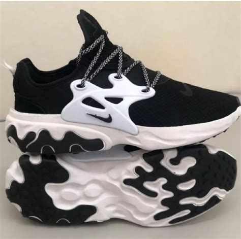 T Nis Air Presto React Preto E Branco Unissex Lindo Confort Vel