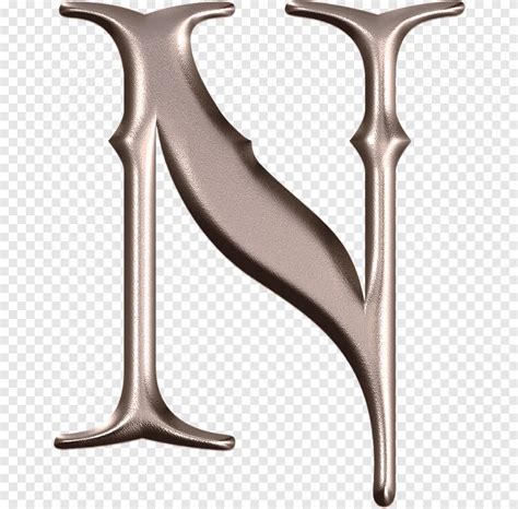 Gothic Alphabet Letter N K Furniture Metal Png Pngegg