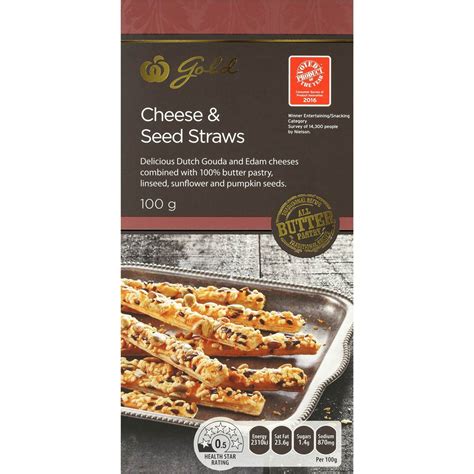 Woolworths Gold Linseed Sunflower Pumpkin Seed Gouda Edam Butter