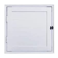 Porta Abrigo Lambril Folha De Abrir Alum Nio Branco Linha Fit Modular