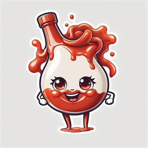 Un Dibujo Animado De Un Personaje De Dibujos Animados Con Una Botella