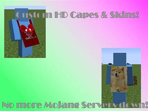 Custom HD Capes & Skins! Minecraft Mod