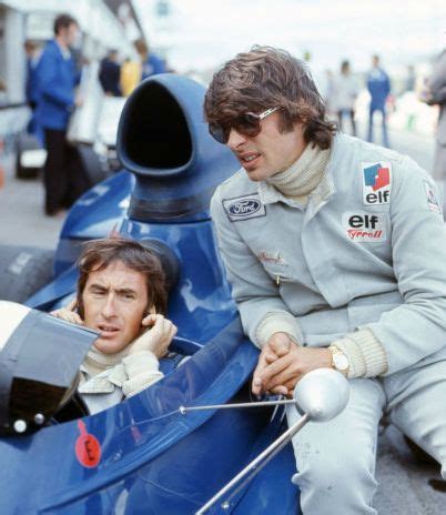 Francois Cevert And Jackie Stewart 6 10 1973 Pilot Auto Da Corsa