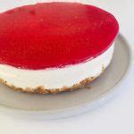 Cheesecake Med Hindb R Og Rabarber Opskrift P Gastrofun Dk