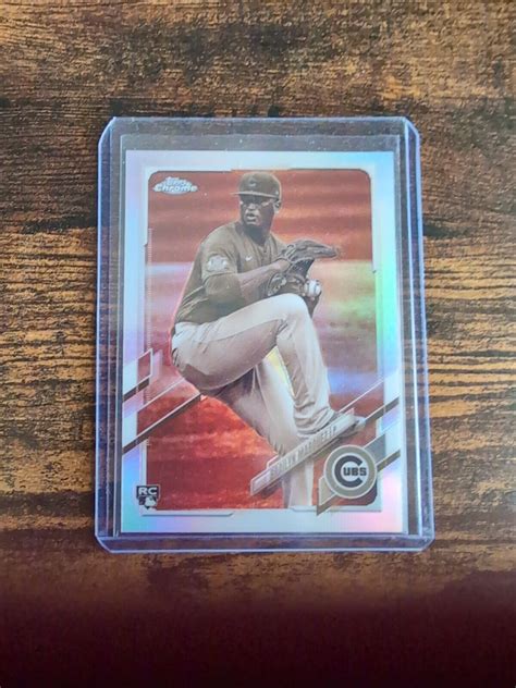 Topps Chrome Baseball Brailyn Marquez Rc Sepia Refractor