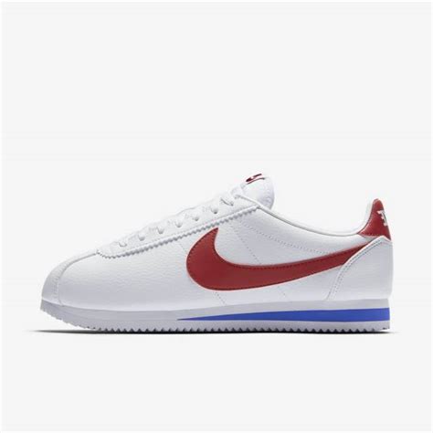 NIKE CLASSIC CORTEZ LEATHER FORREST GUMP 749571-154 WHITE VARSITY ROYAL ...