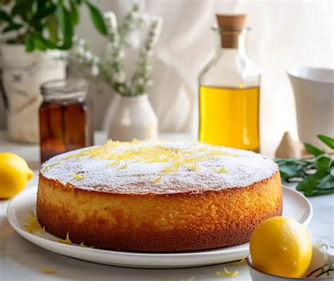 Zesty World Of The Vegan Olive Oil Cake