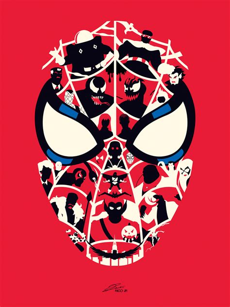 SPIDER MAN THE ANIMATED SERIES POSTER ART Poster By Rico Jr