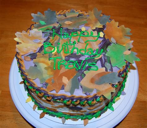 Mossy Oak Camouflage Birthday Cake CakeCentral