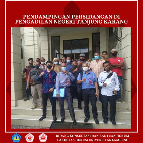 Fh Unila Daftar Kegiatan Bidang Konsultasi Dan Bantuan Hukum Unila