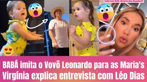 Virgínia Fonseca Explica Entrevista 👏😱 Maria Alice E Maria Flor Se