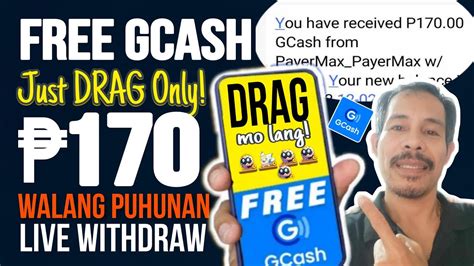 Babayaran Ka Earn 170 Pesos FREE Gcash CASHOUT Live Just DRAG Only