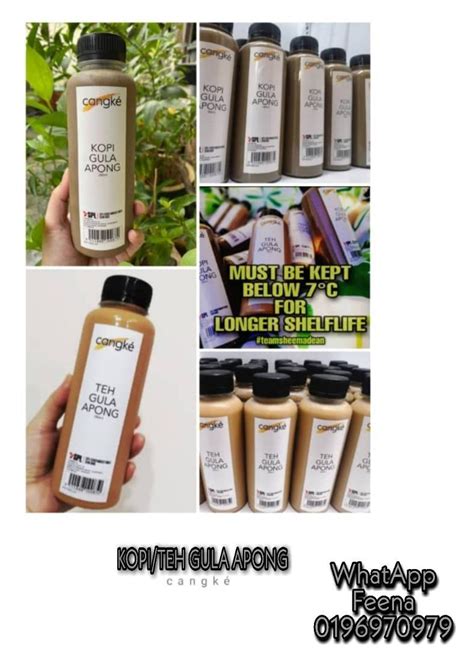 Kopi Teh Gula Apong Food Drinks Beverages On Carousell