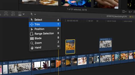 Video Editing Basic Editing In Final Cut Pro X